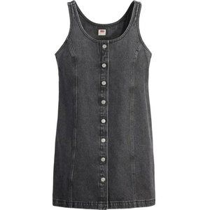 Levi's Black Denim Mini Dress